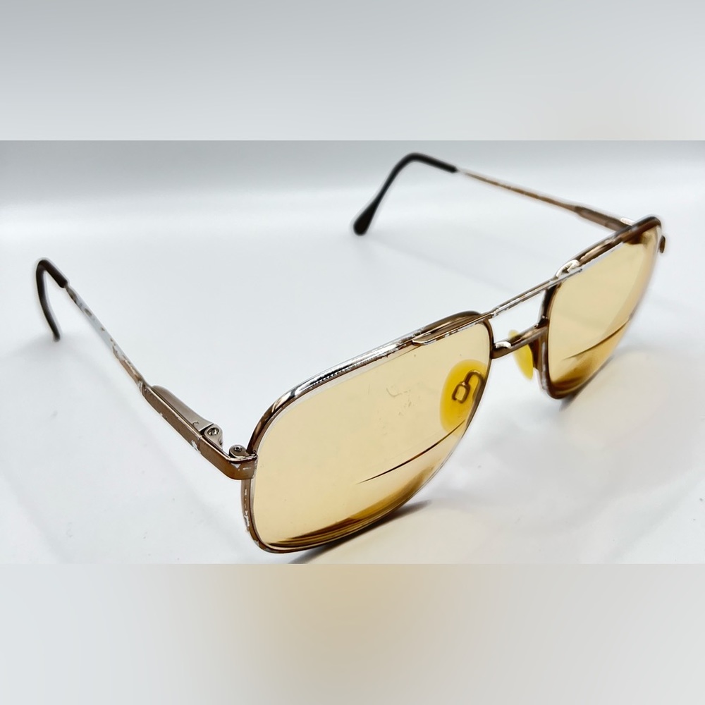 Vintage Logo Paris LM 233-1 Gold Pilot Sunglasses Frames Only
